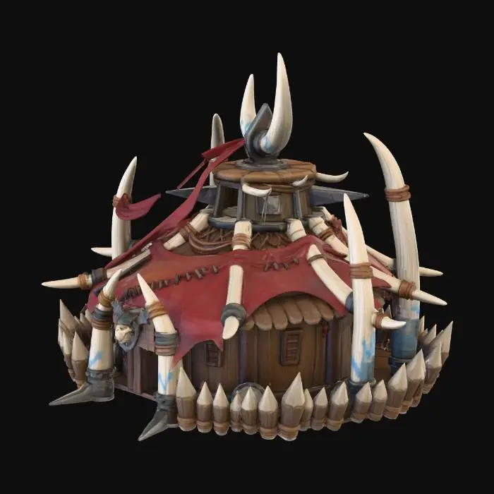 3D model for Warrior's Hut