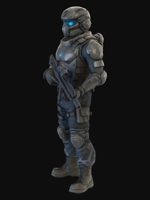 3D model for Cybernetic Special Force