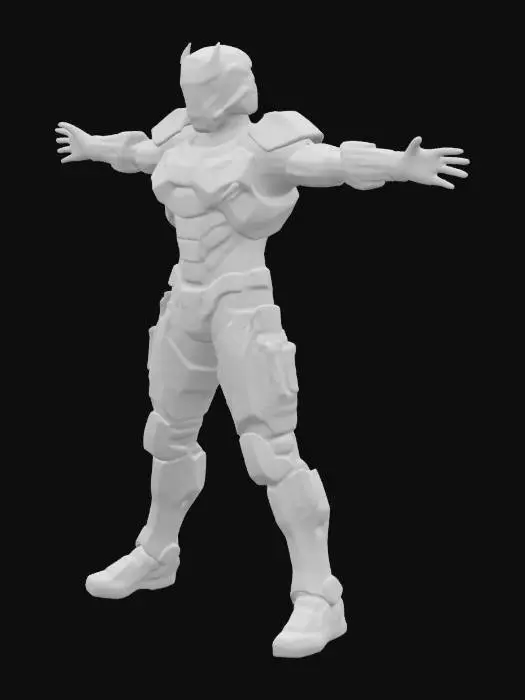 3D model for Armored Stance