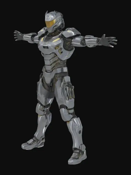 3D model for Armored Stance