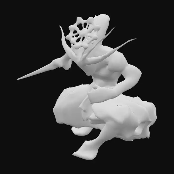 3D model for Demonic Warrior