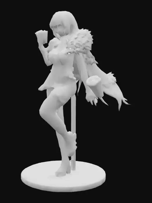 3D model for Yelan Figure