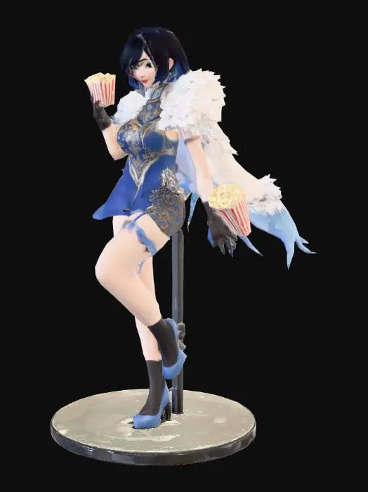 3D model for Yelan Figure