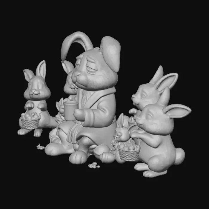 3D model for easter morning 2