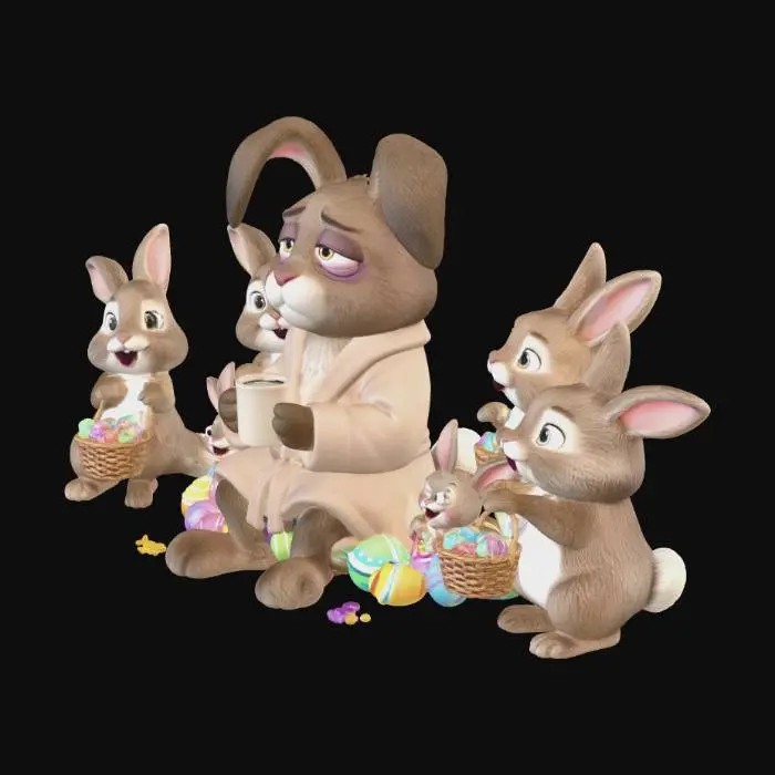 3D model for easter morning 2