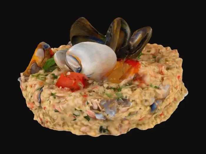 3D model for Seafood Risotto Delight