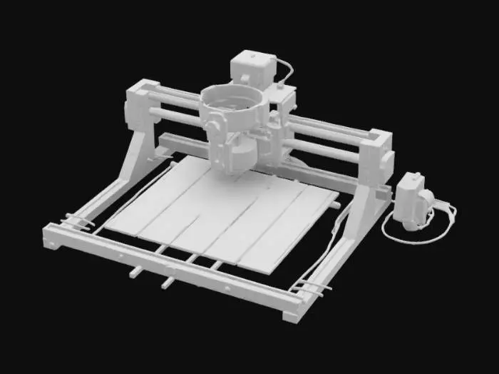 3D model for CNC Machine Setup