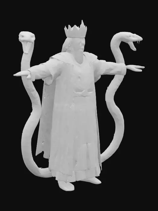 3D model for King of Serpents