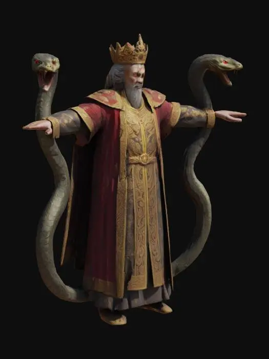 3D model for King of Serpents