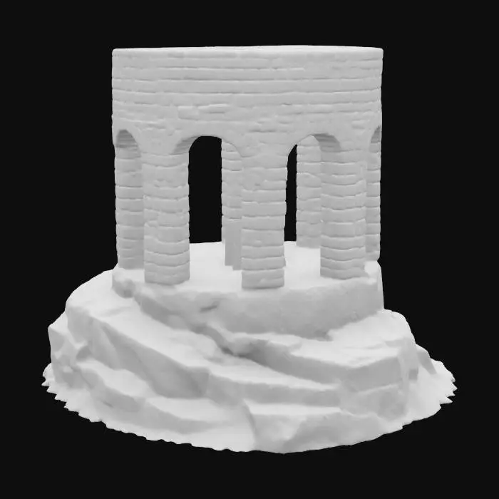 3D model for Zoraster Fire Temple , #arch#