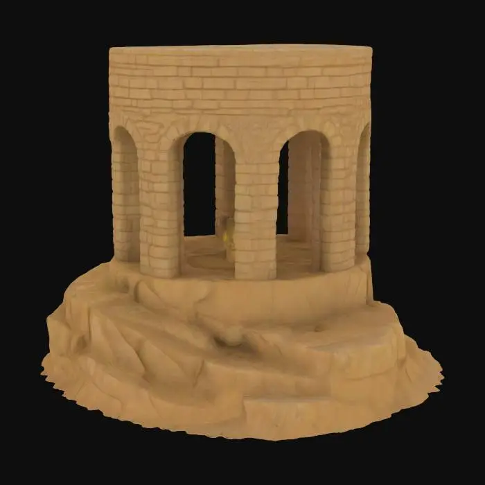 3D model for Zoraster Fire Temple , #arch#