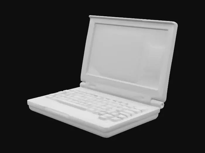 3D model for #arch#, Laptop running Arch Linux, #arch#