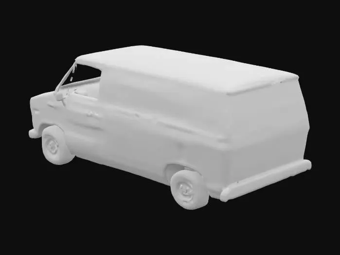 3D model for Graffiti Van in Sunlight