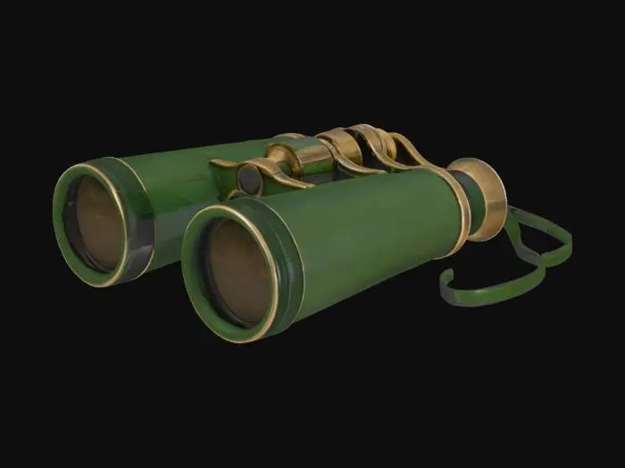 3D model for Vintage Binoculars