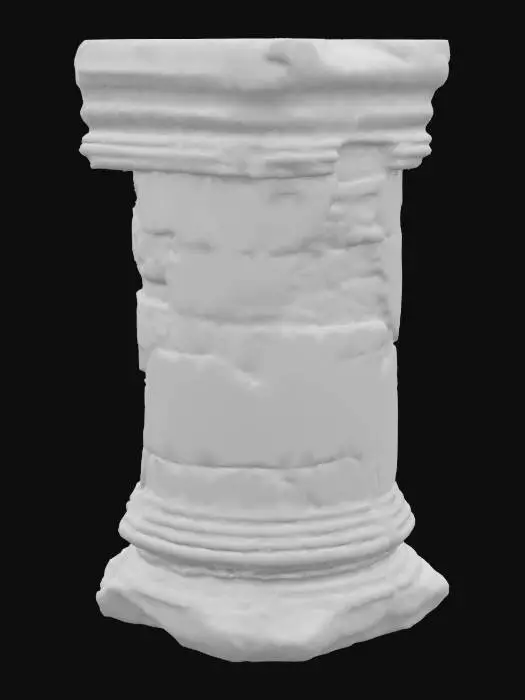 3D model for Crumbling stone pillar