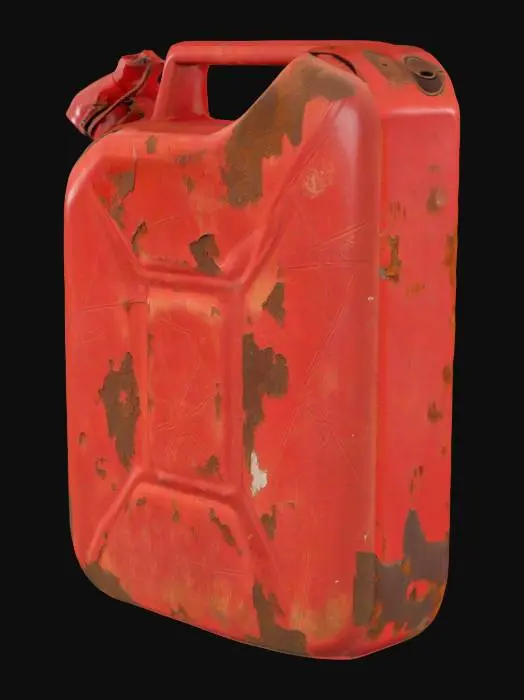 3D model for Rusty Red Canister
