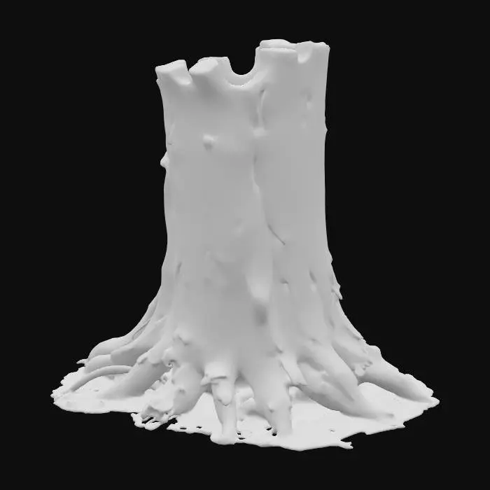 3D model for tree stump