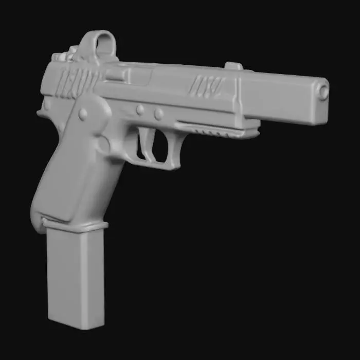 3D model for Pistol