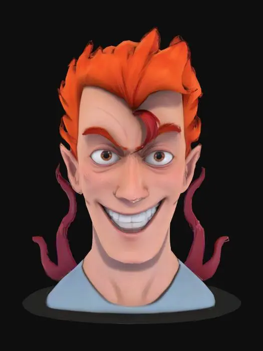 3D model for Red-Haired Grin