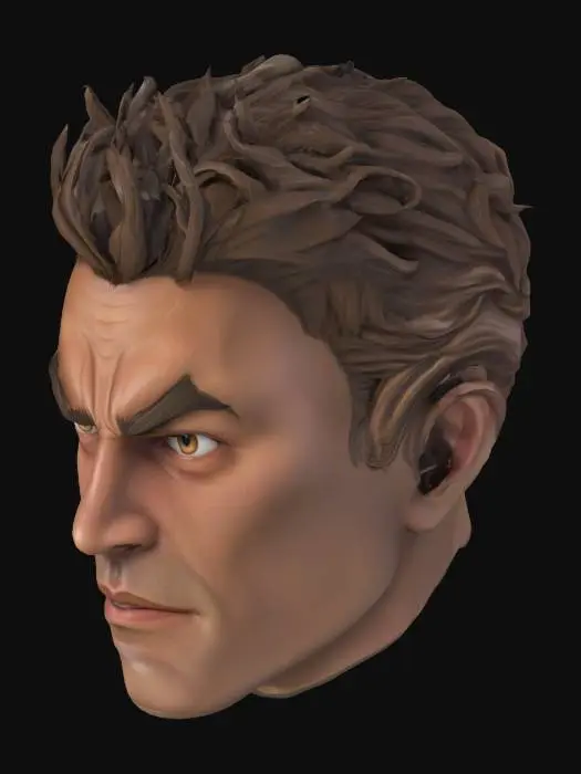 3D model for Fierce Gaze