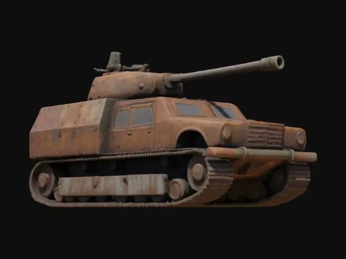 3D model for Junkie Pickup Truck