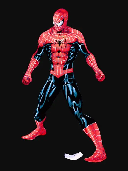 3D model for Spider-Man Ready for Battle