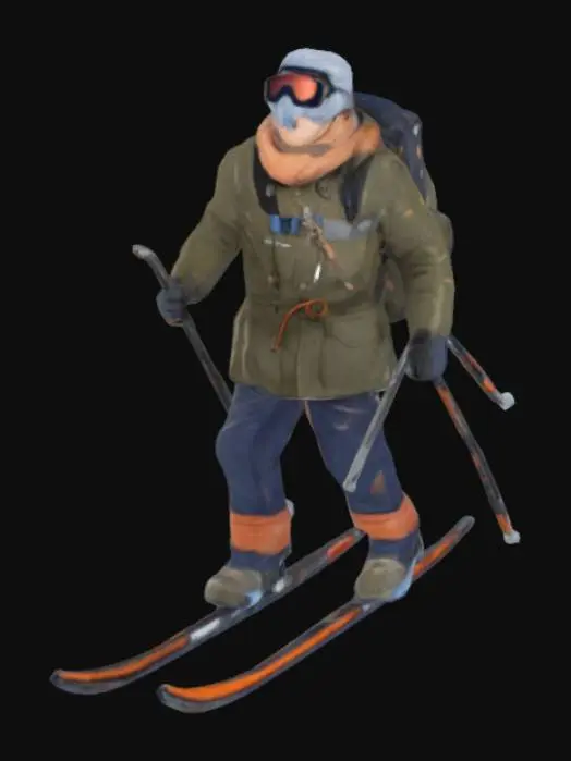 3D model for Winter Adventure Skier