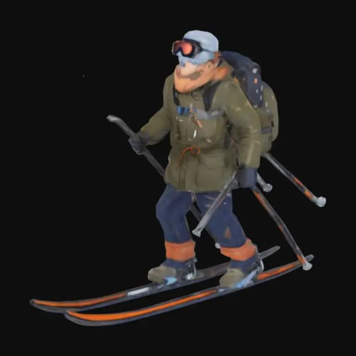 3D model for Winter Adventure Skier