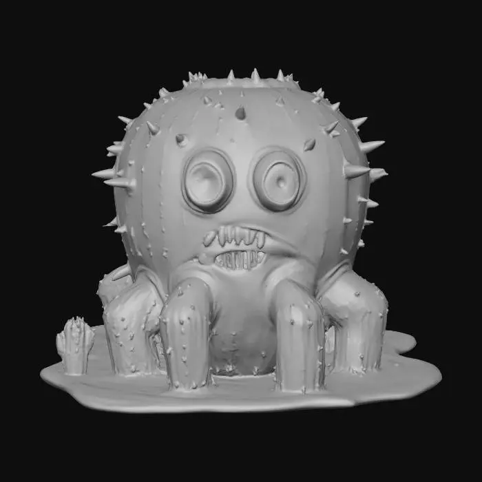 3D model for Cactus Creature