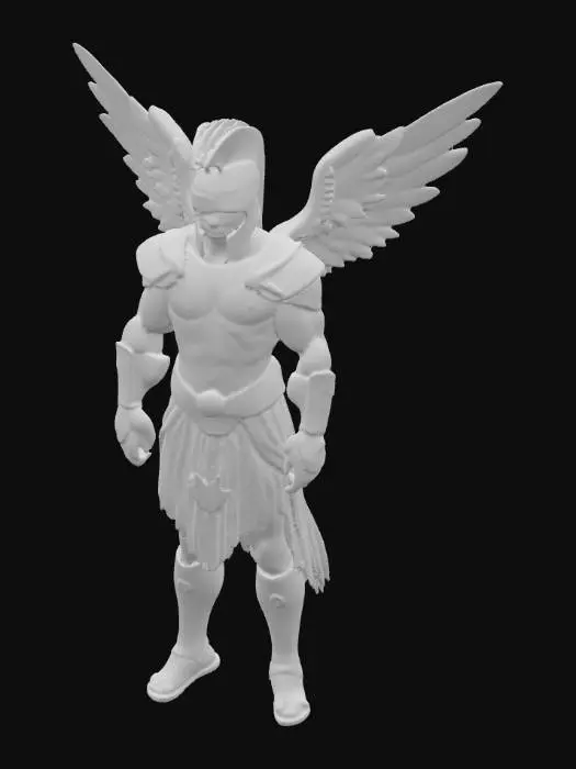 3D model for yellow lantern corp armor with greek god hermes theme. chest plate only with shoulder pauldrones