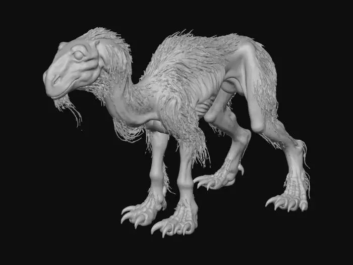 3D model for Fuzzy Wanderer
