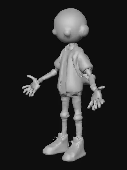 3D model for Orange Robo Buddy