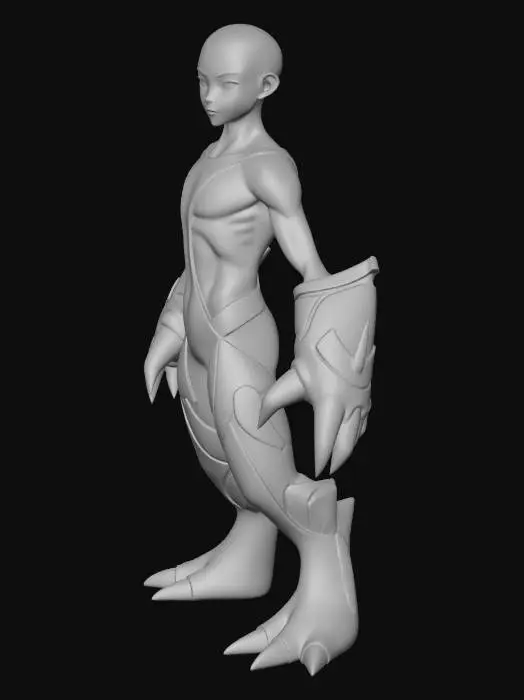 3D model for falcon_boy