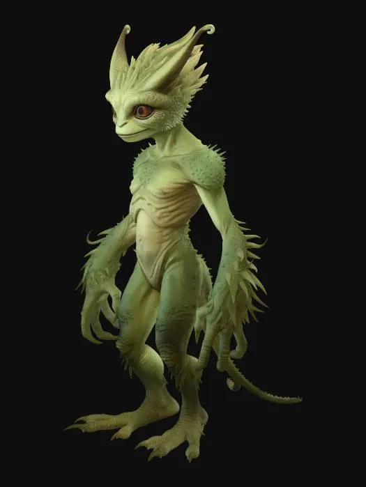 3D model for Verdant Wyrmling