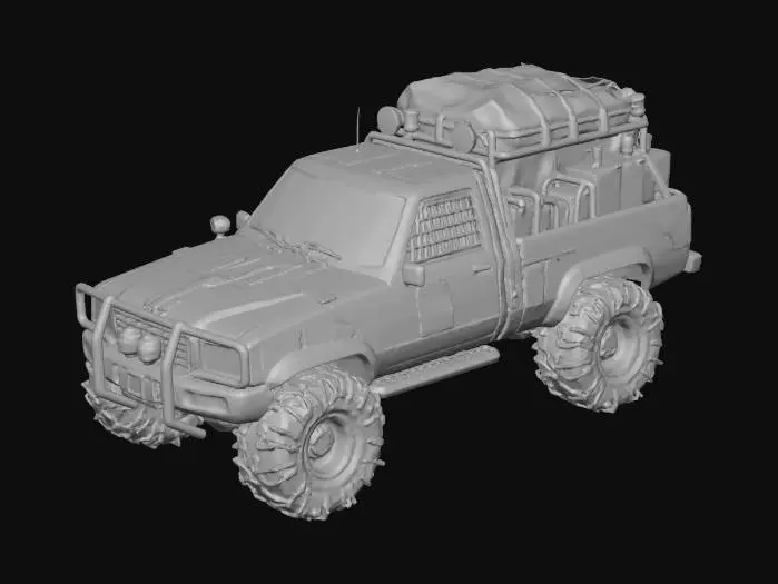 3D model for Winter Expedition Truck