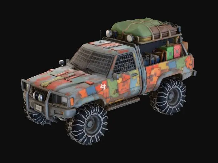 3D model for Winter Expedition Truck