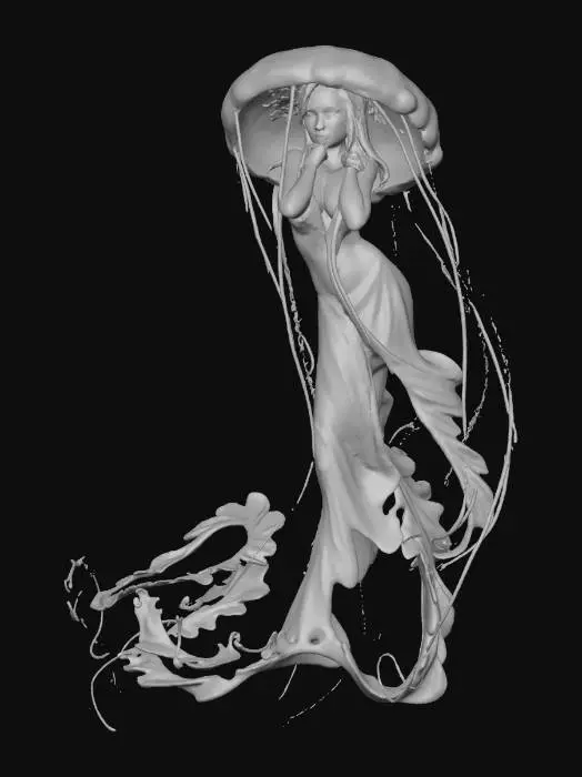 3D model for Ethereal Jellymaid