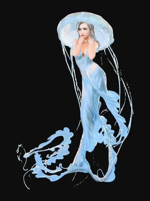 3D model for Ethereal Jellymaid