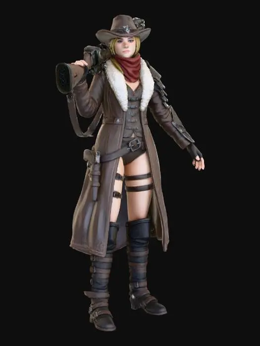 3D model for Gunslinger Fury