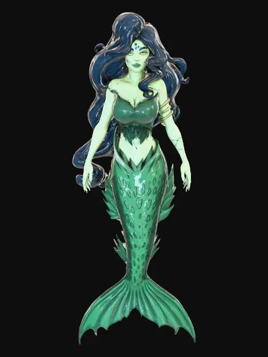 3D model for Emerald Siren