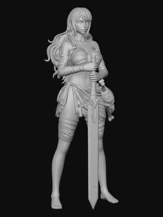 3D model for Warrior Muse