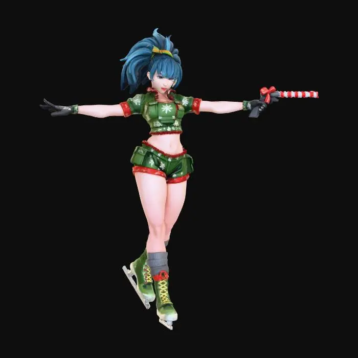 3D model for Ice Skater Enigma, #Christmas2025#