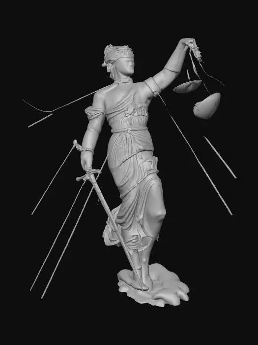 3D model for Lady_Justice