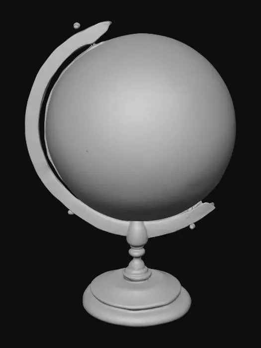 3D model for Vintage Orange Globe