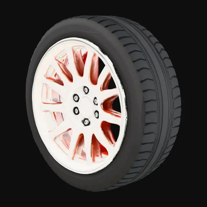 3D model for Make realistic car tuner wheel.