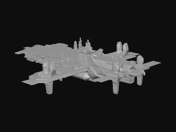 3D model for Flying carrier Boss