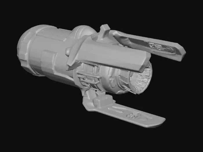 3D model for space bomb pil