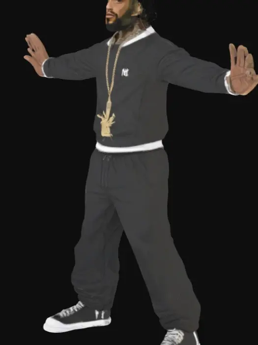 3D model for Nipsey Hussle