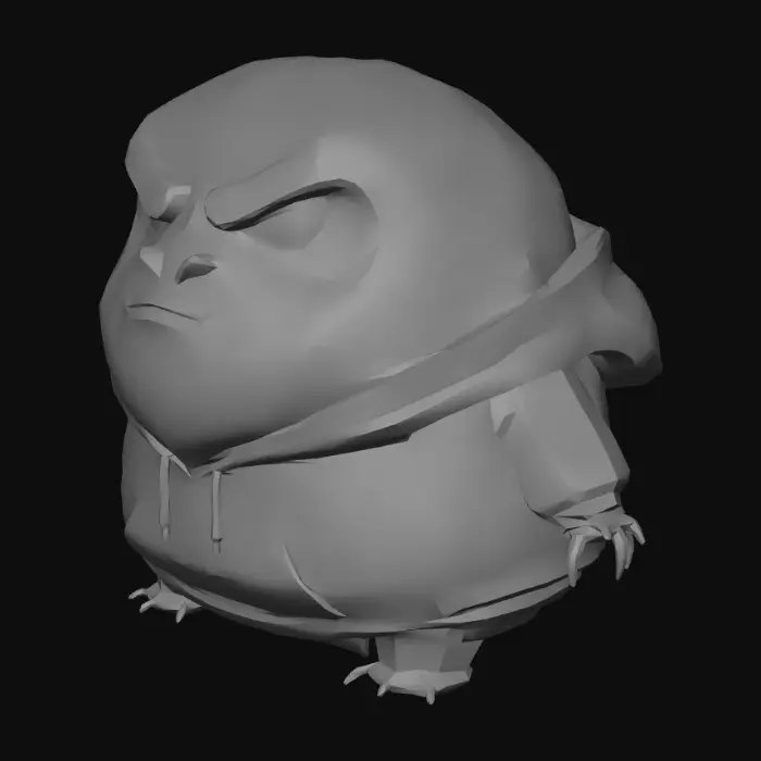 3D model for Blue Tattoo Brute