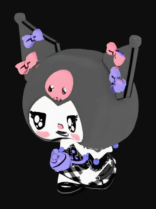 3D model for Gothic Cutie Kuromi